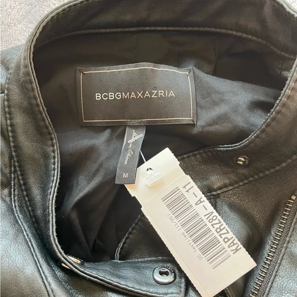 BCBGMaxAzria Misa Blocked Moto Jacket - Image 4