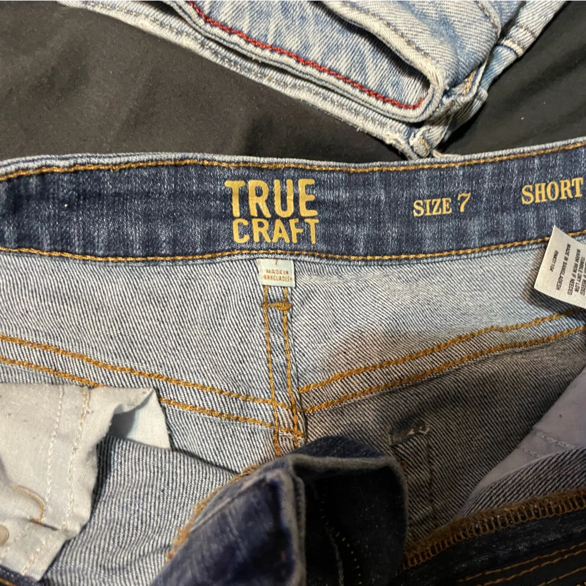 True Craft  Blue Jean Shorts - Image 3