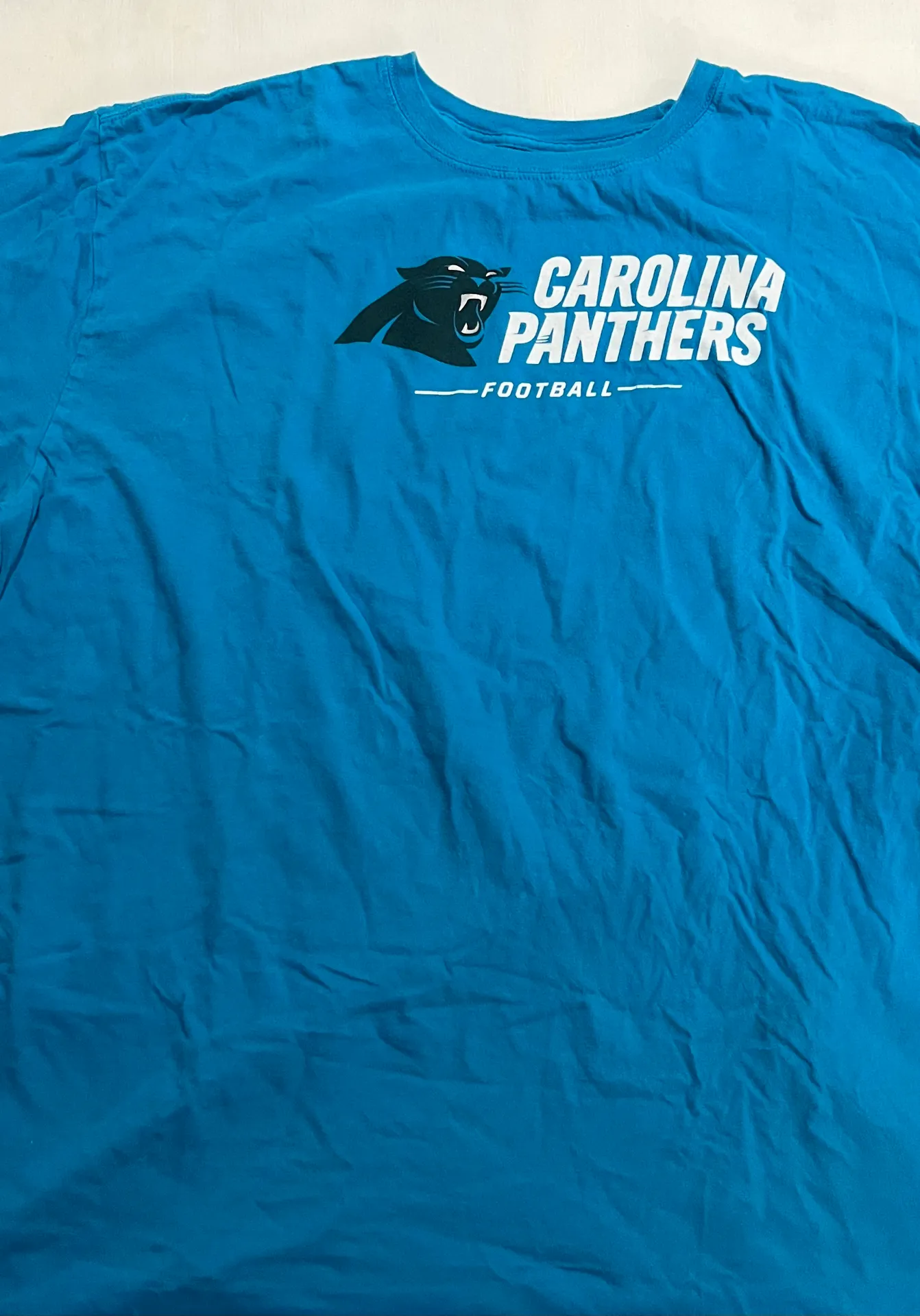 carolina panthers shirt Blue Size XXL - Image 2