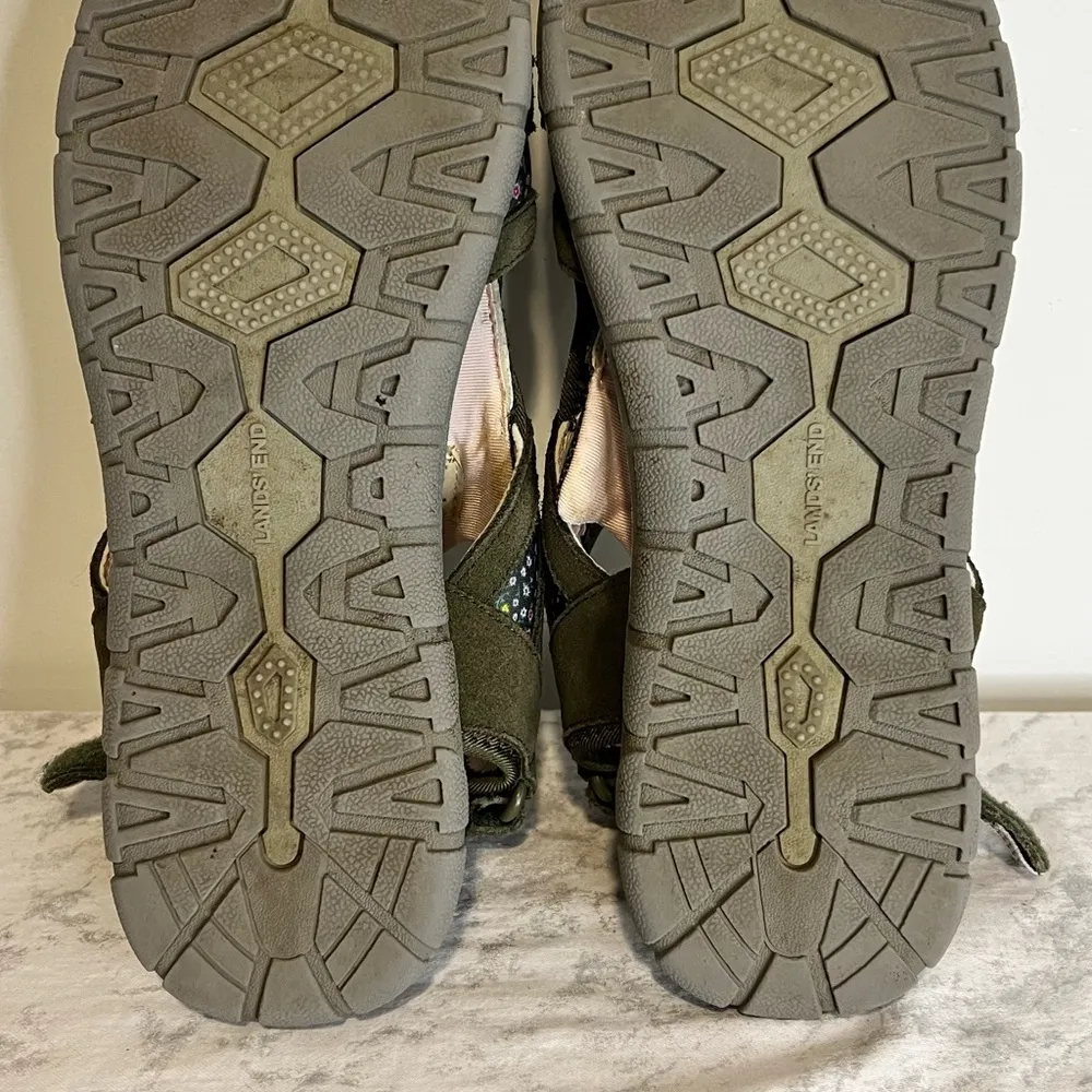 Lands End Women’s All Weather Close Toe River Sandals Green Size 11 - Image 5