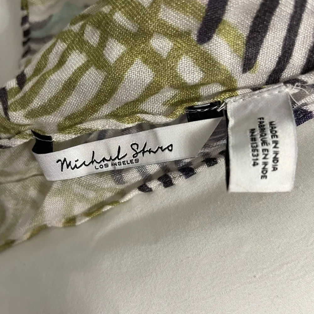 🩵MICHAEL STARS Safari Ruana, OS - Image 3