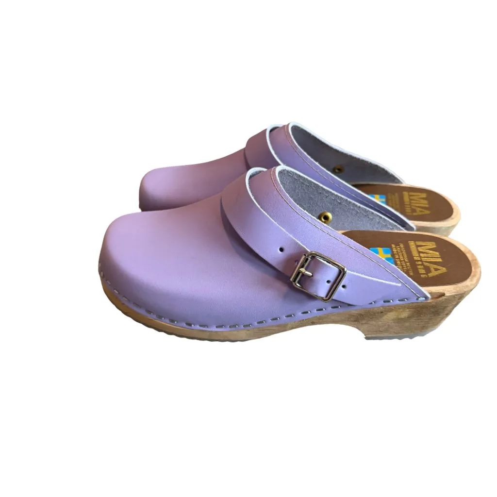 Mia Alma Lilac Purple Backless Clogs Shoes Comfort Classic Bold Size 37 7 NIB - Image 5