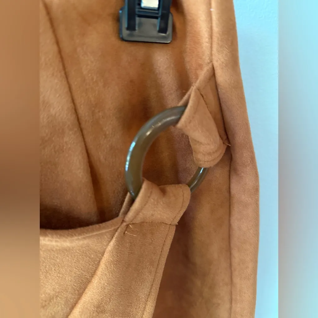 Boutique Camel Skort Skirt Size Small NWOT Orange - Image 6