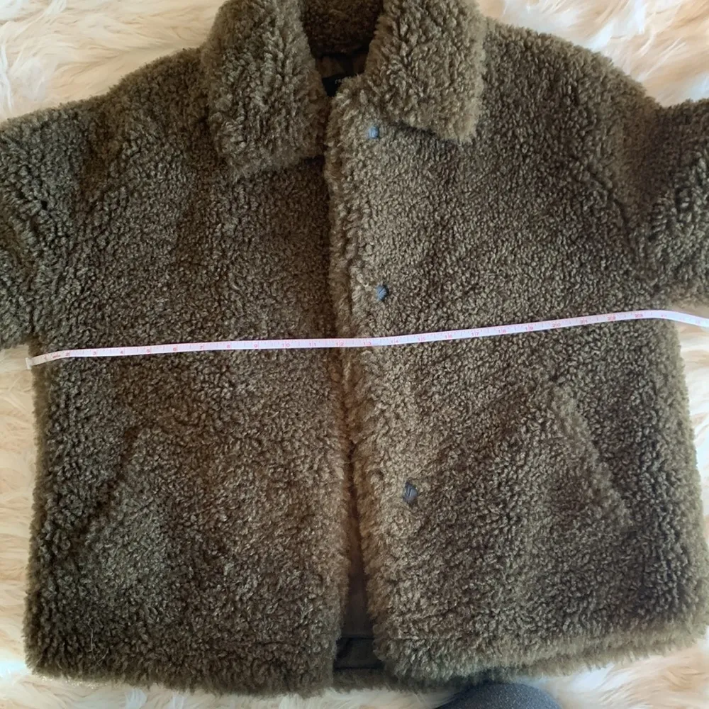 Women’s rag & bone Hesper Cropped Faux Fur Jacket Size Medium - Image 10