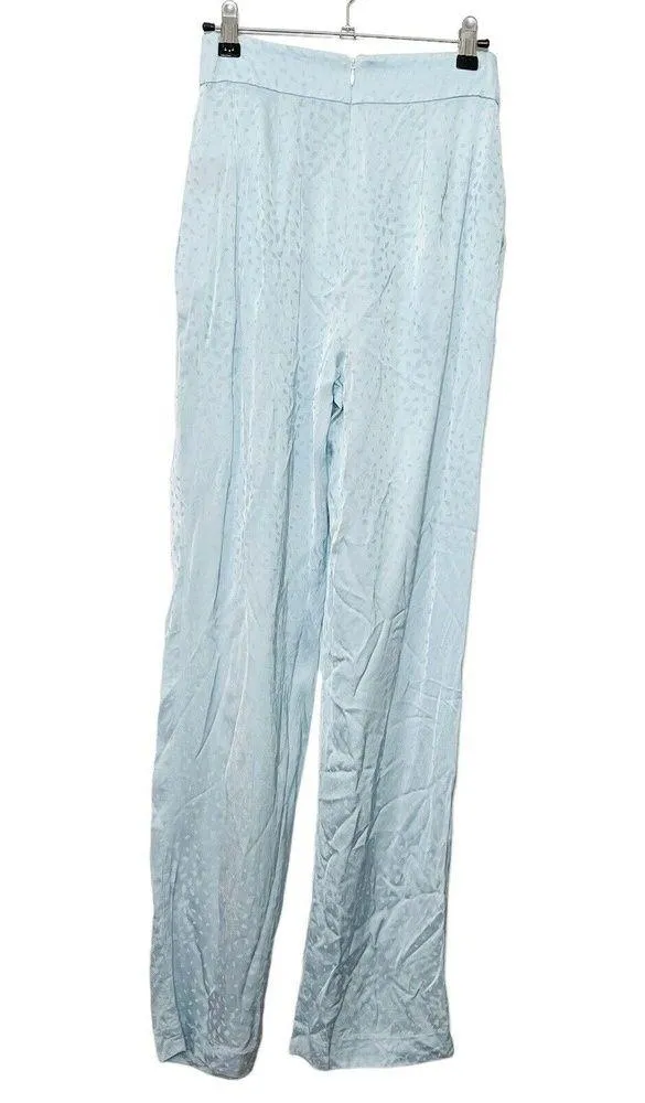 NBD Revolve Indie Pant in Baby Blue Satin Womens Size XS - Image 5