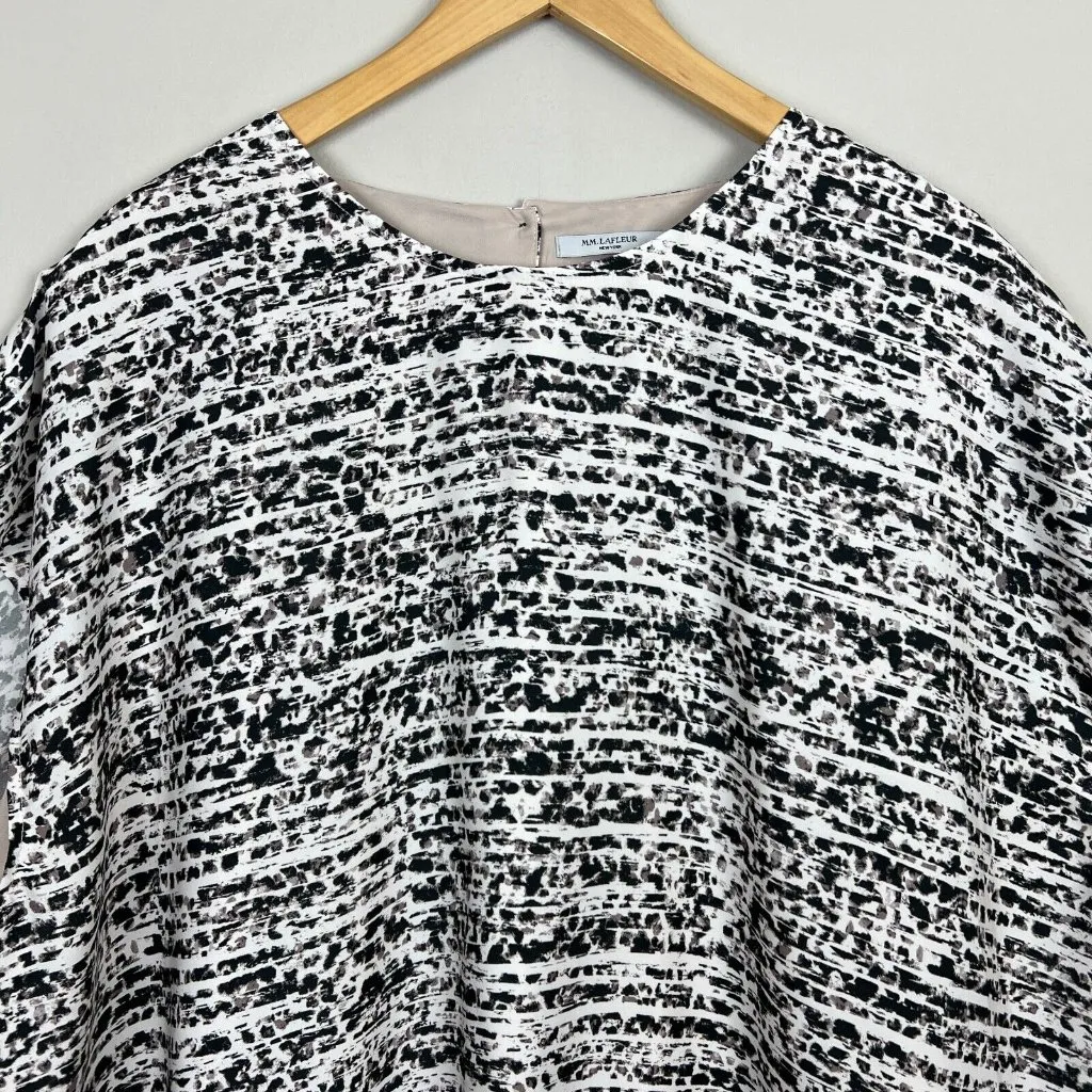 MM Lafleur Blouse Top Women‎ +3 3X Multicolor Ink Wash The Didion Sleeveless New - Image 3