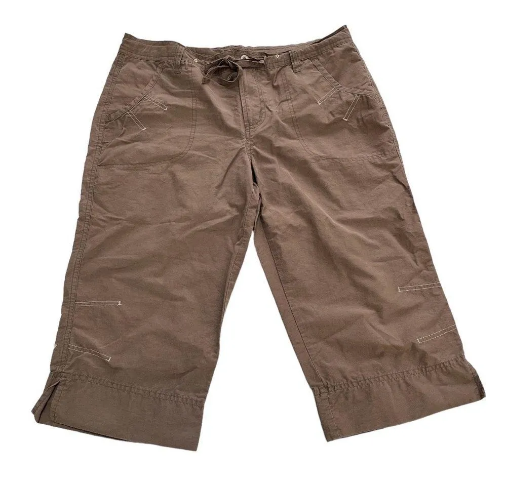 Columbia Hiking Bermuda Shorts Mocha Brown Size Medium - Image 4