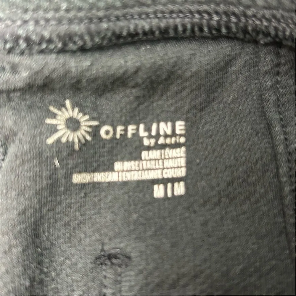 Offline by Aerie Women's Black Flare Pants Size M Casual - Image 5