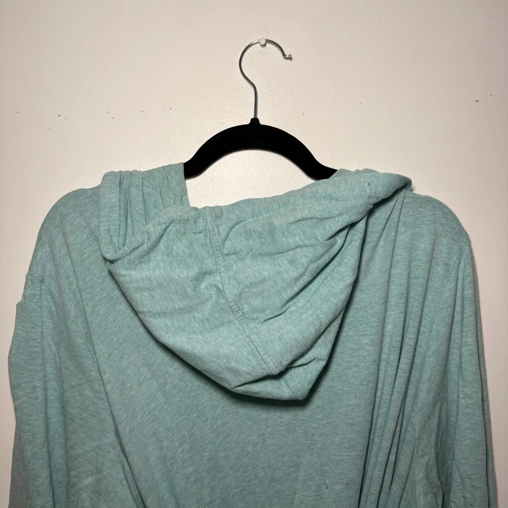 J. Jill Pure Jill Womens Sleep Modal Robe Belted Pockets Long Teal Blue X Large Size XL - Image 8