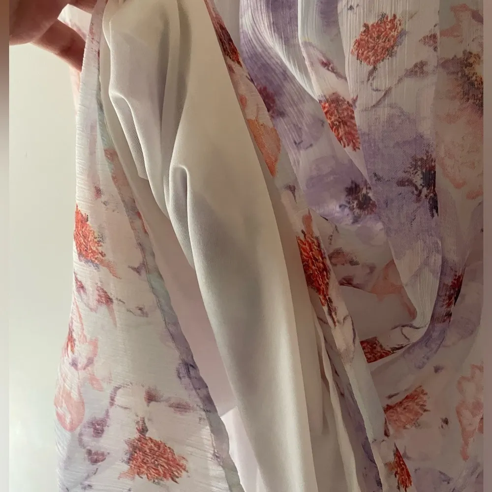 Zara Trafaluc Spring Floral Maxi Skirt - Image 4