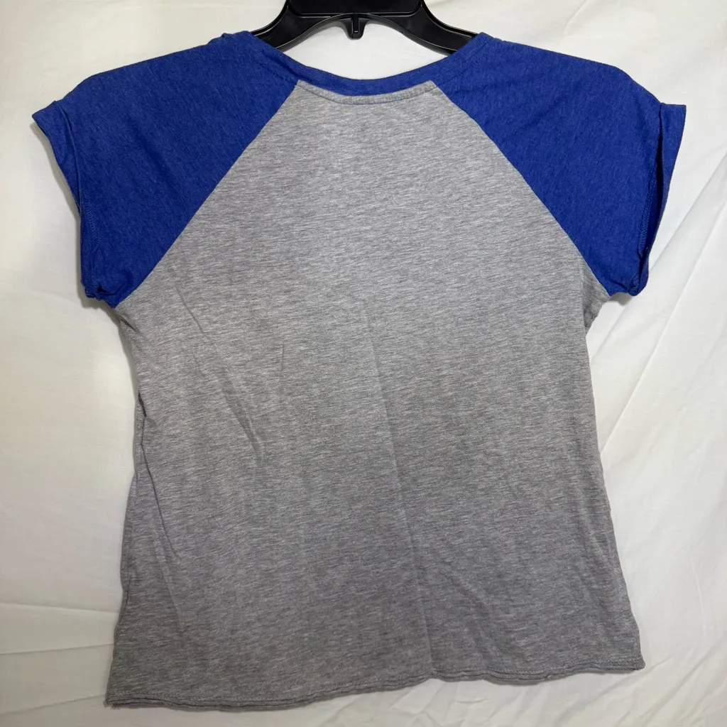 Hello Kitty Gray and Blue Love Crest Tee - Image 2