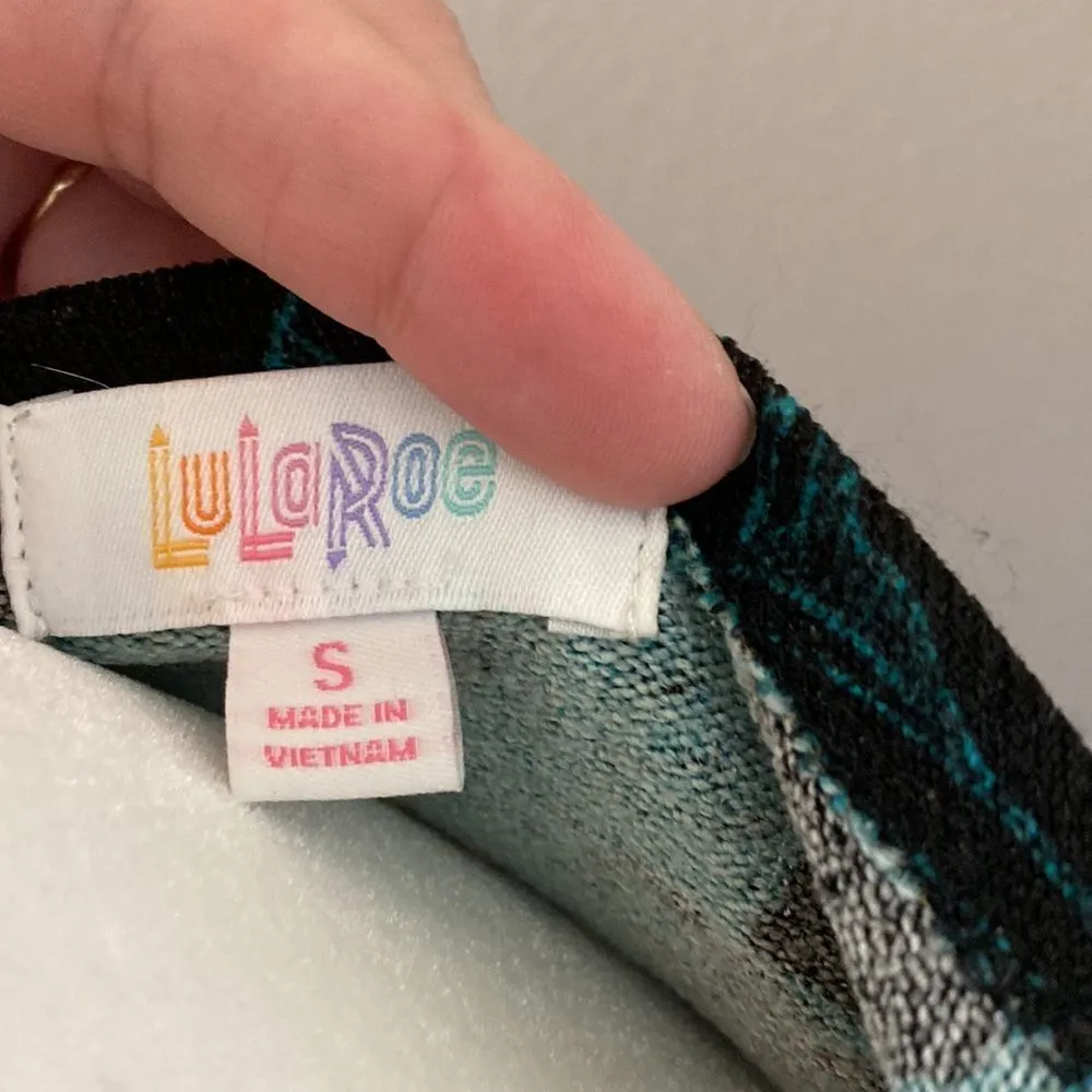 LuLaRoe‎ Black and green Sarah - size small (E1) - Image 4