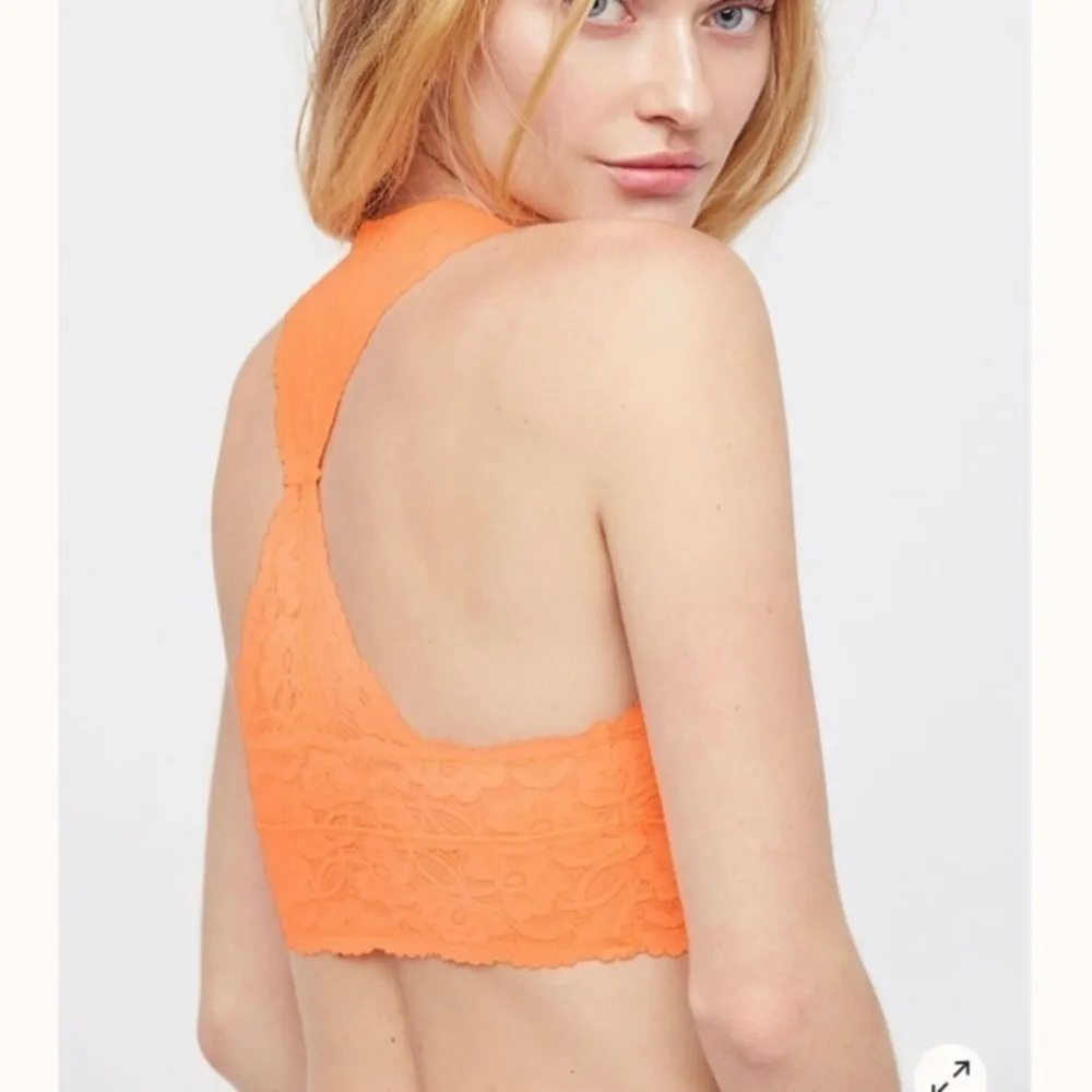 NWT Free People Galloon Lace Racerback Bralette - Image 2