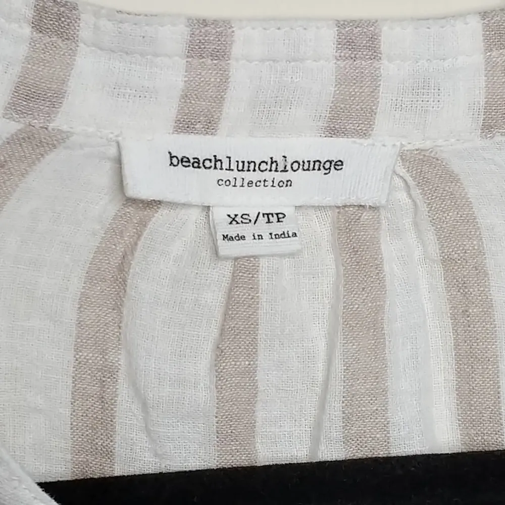 Beach Lunch Lounge Striped Popover - Size XS - EUC - Image 6
