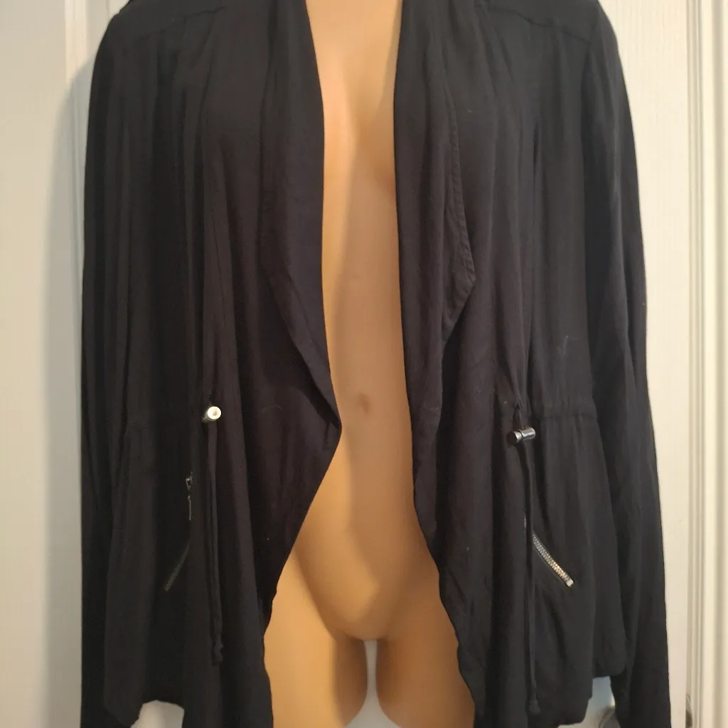 Maurices XL Black Women's Open Front Jacket - Image 10