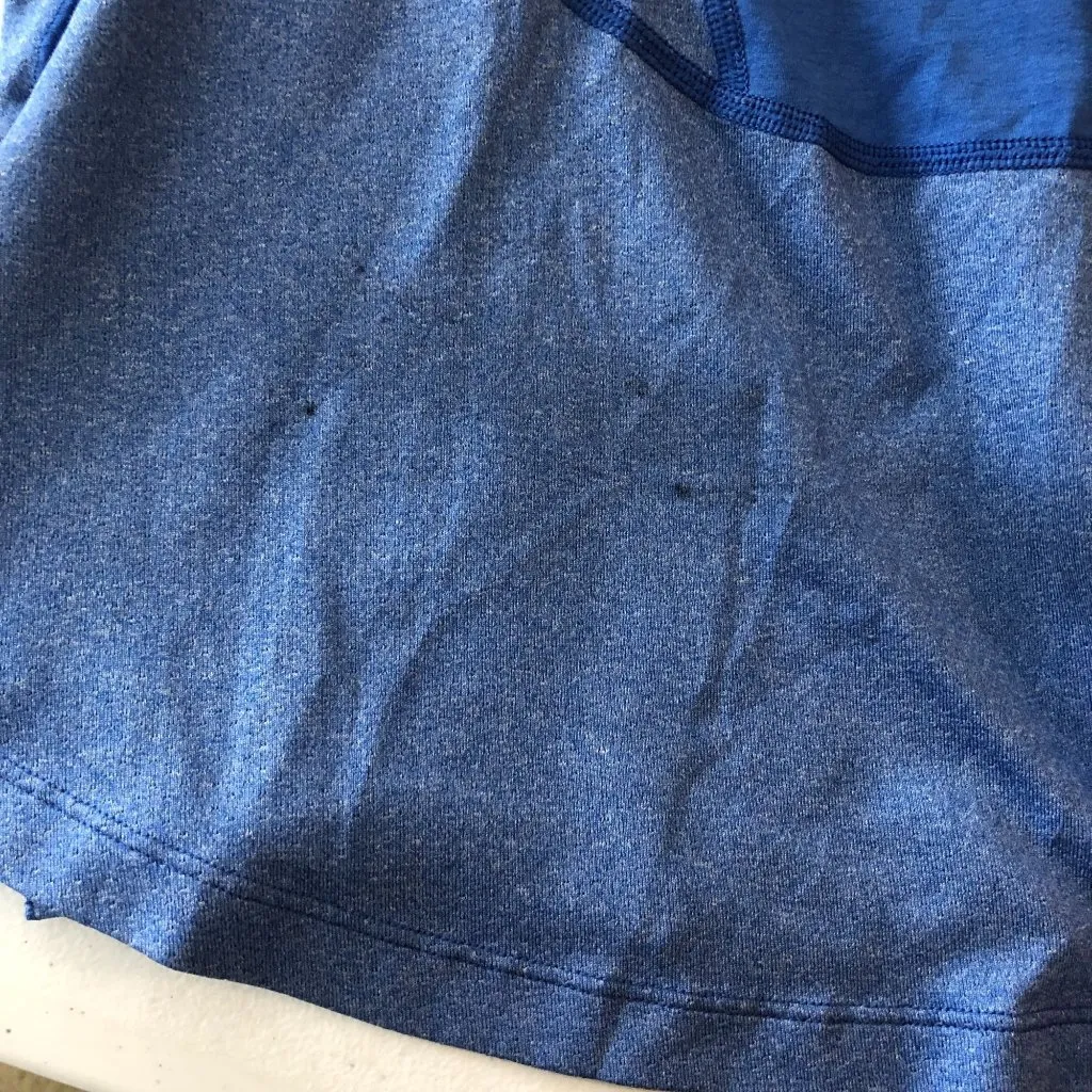 The North Face Womens Top Outdoors Hiking Breathable V Neck Blue M - Image 4