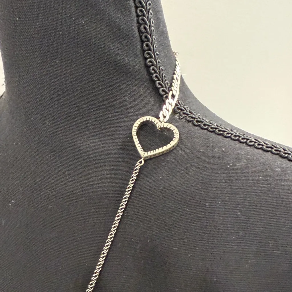 Vintage Chico's Silver Tone Inspirational 42” Necklace - Image 11