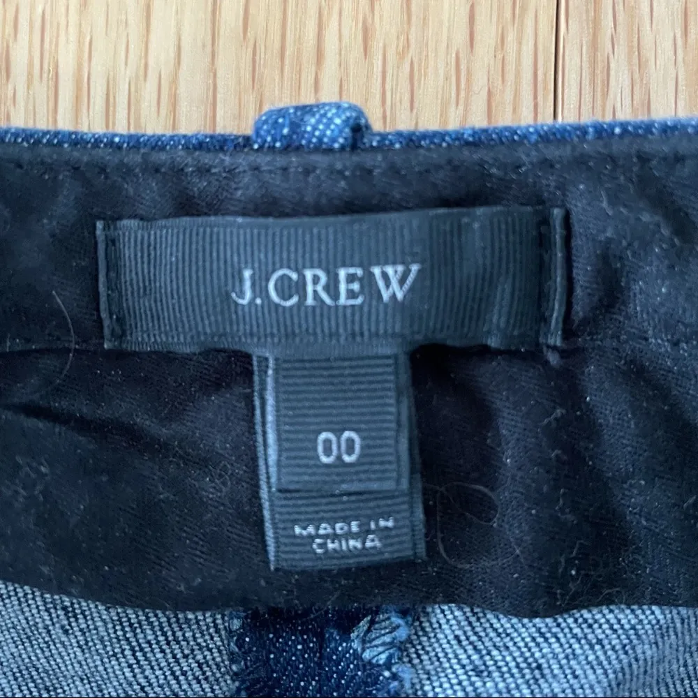 J. Crew Polka Dot Denim Skirt Size 00 - Image 4