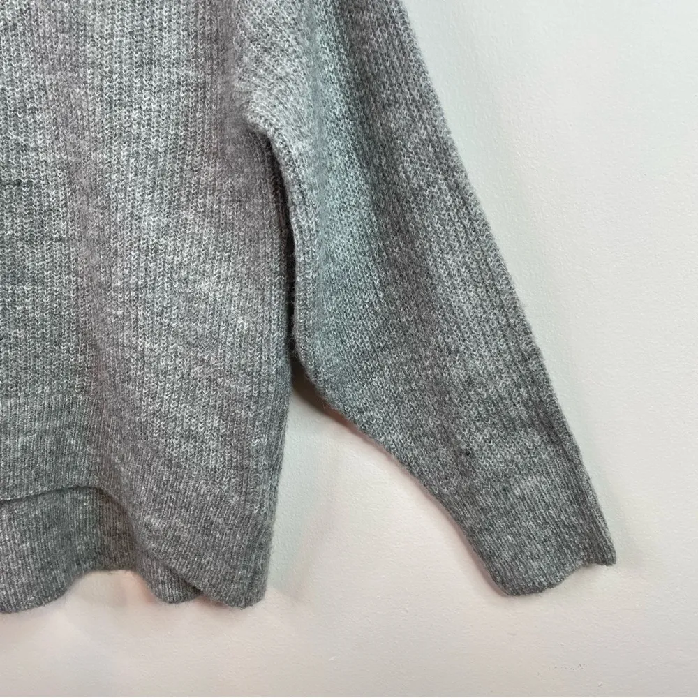 H&M Divided Gray Soft Lightweight Slouchy Turtleneck Sweater Wool blend XS new - Image 6