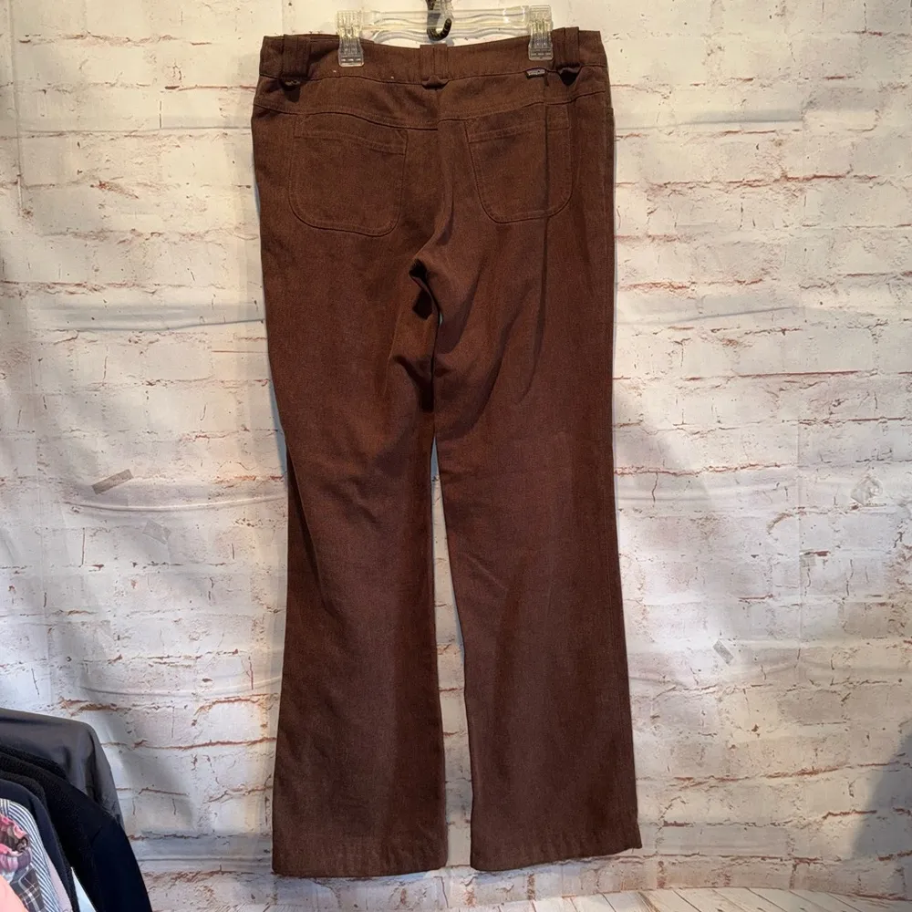 Patagonia Pants Womens 6 Brown Corduroy Retro Wide Leg Business Casual - Image 2