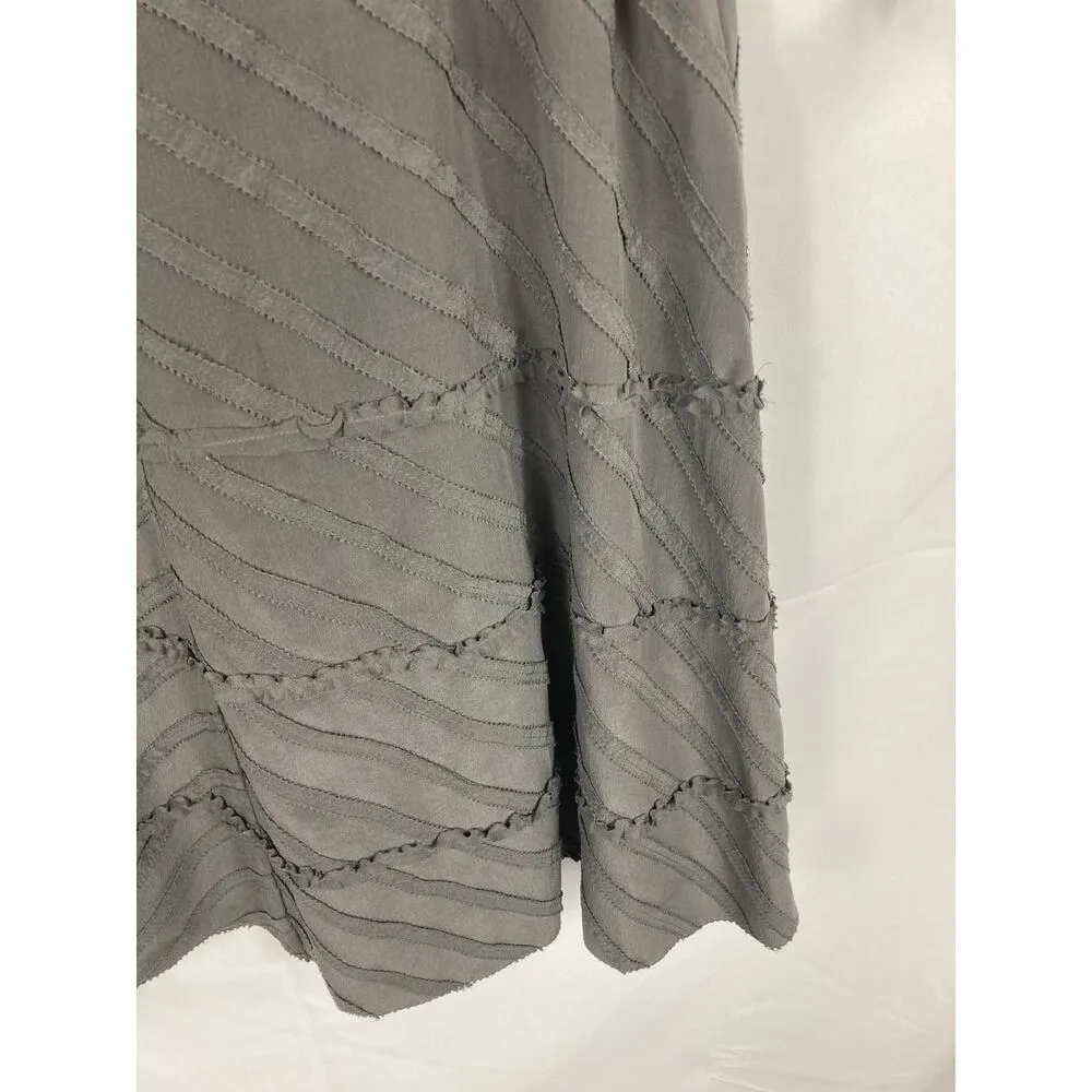 Calvin Klein Silk Textured Skirt - Image 2