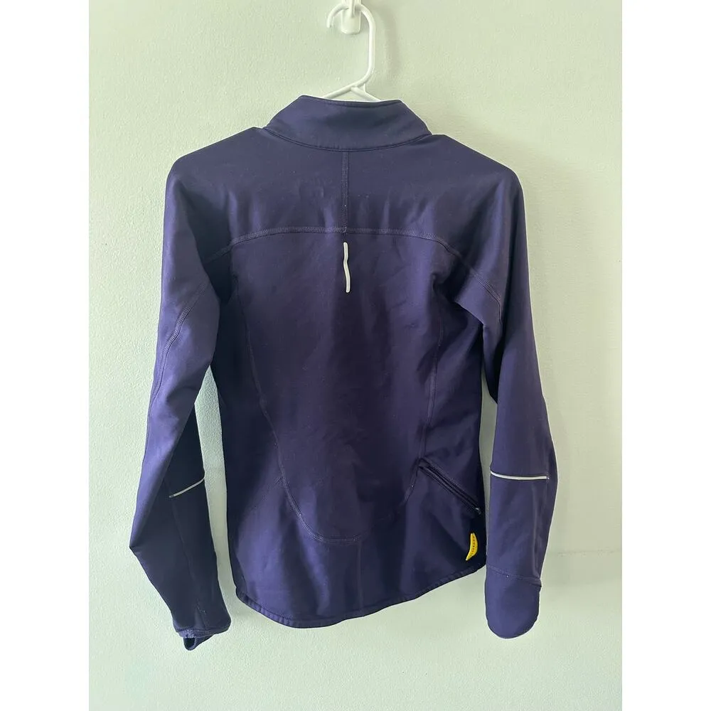 Nike Livestrong Jacket Women's XS Purple Full Zip Dri Fit Activewear Athleisure - Image 6