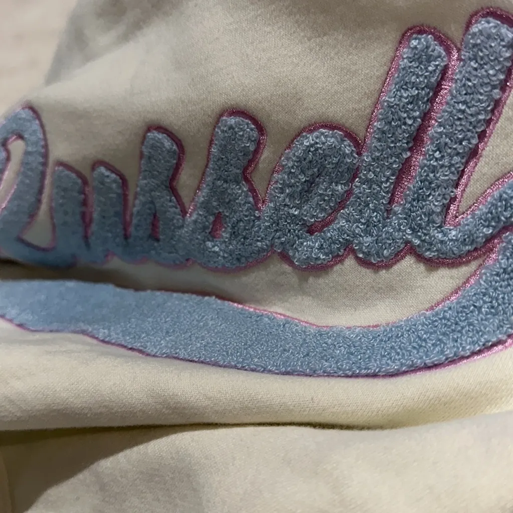 NWT RUSSELL SCRIPT HOODIE Boyfriend Fit VINTAGE WHITE - Image 11