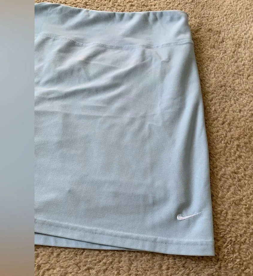 VTG Gray Tag Nike Fit Dry Light Blue Tennis Sport Skort Size L (12-14) - Image 2