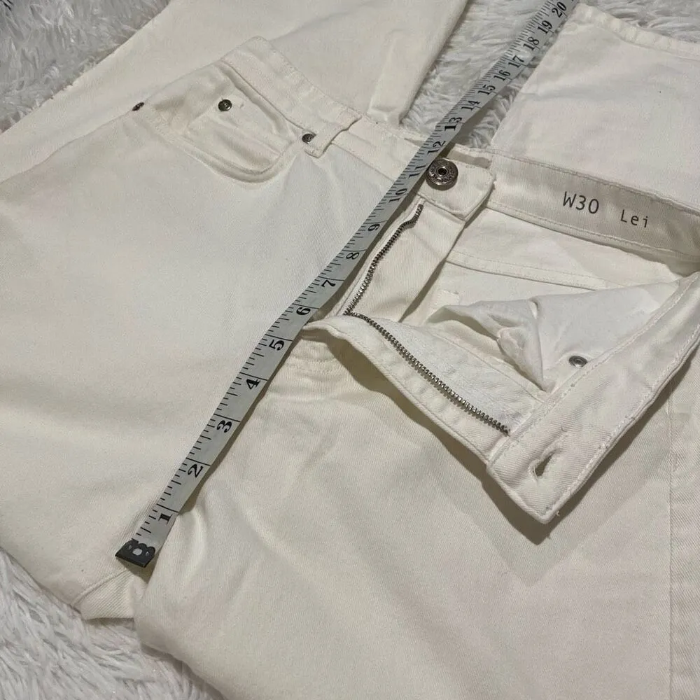 Max Mara Weekend Lei Jeans in White Size 30 - Image 5