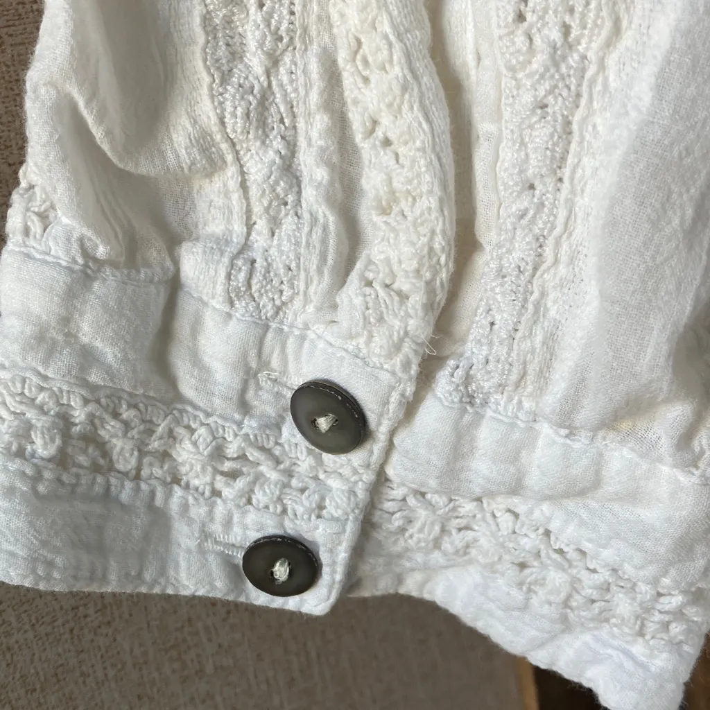 Chico's Lace Accent Blouse 2 large - Image 12