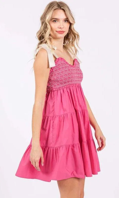 Boutique Pink Sundress - Image 4