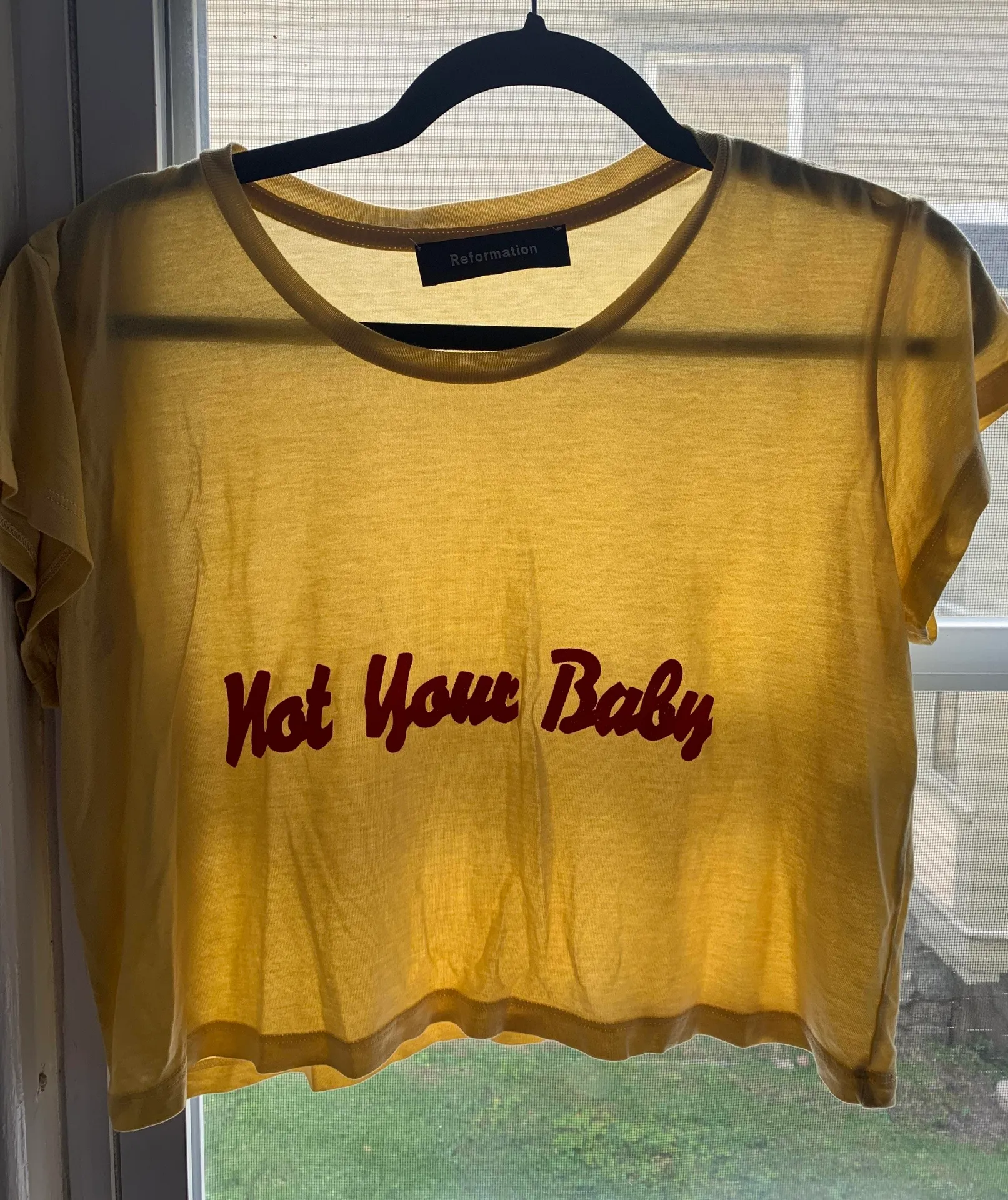 Reformation Hanna Crop Tee - Image 3