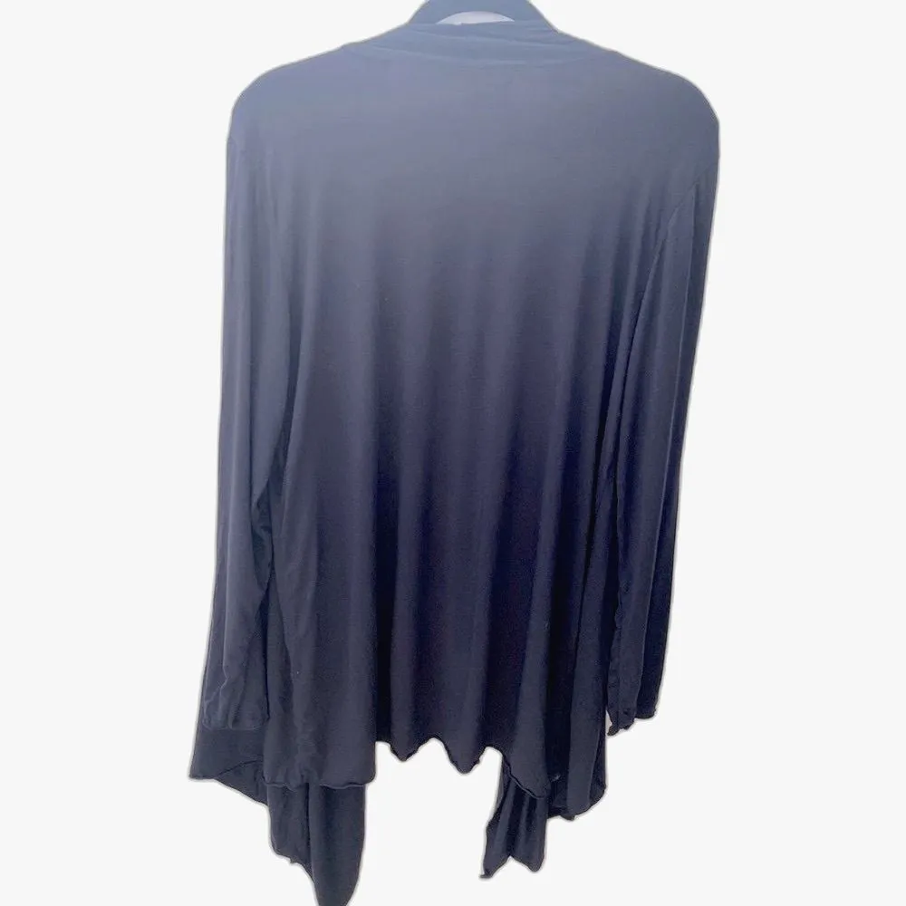 BAREFOOT DREAMS Luxe Milk Jersey Open Front Cardigan Sweater Wrap Womens XL Cozy - Image 5