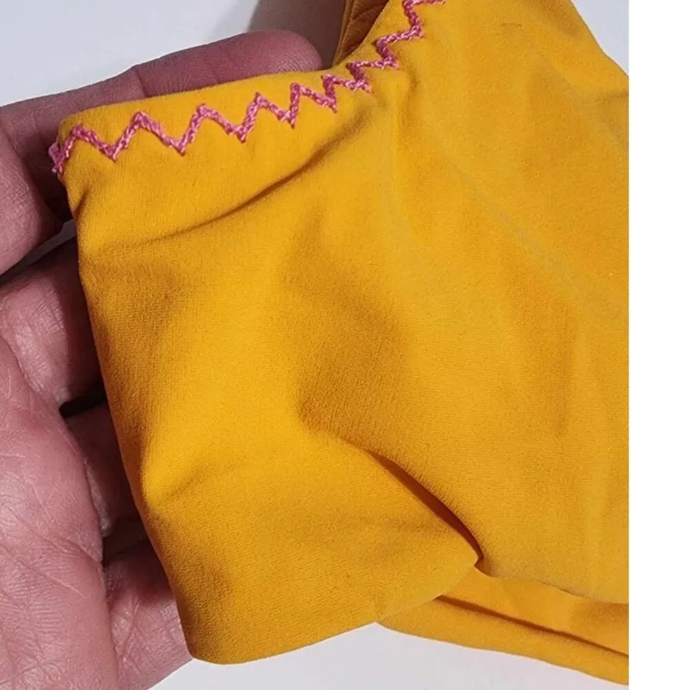 Banana Moon Nouo Naida Beachclub SUN Bikini Set Papaya Pink Juniors Medium Orange - Image 7