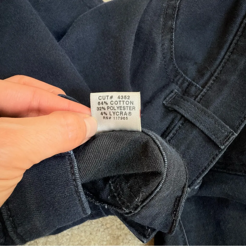 Y2K J Brand Indigo Blue Pitch Capri Jeggings Bermuda Jorts Size 26 - Image 8