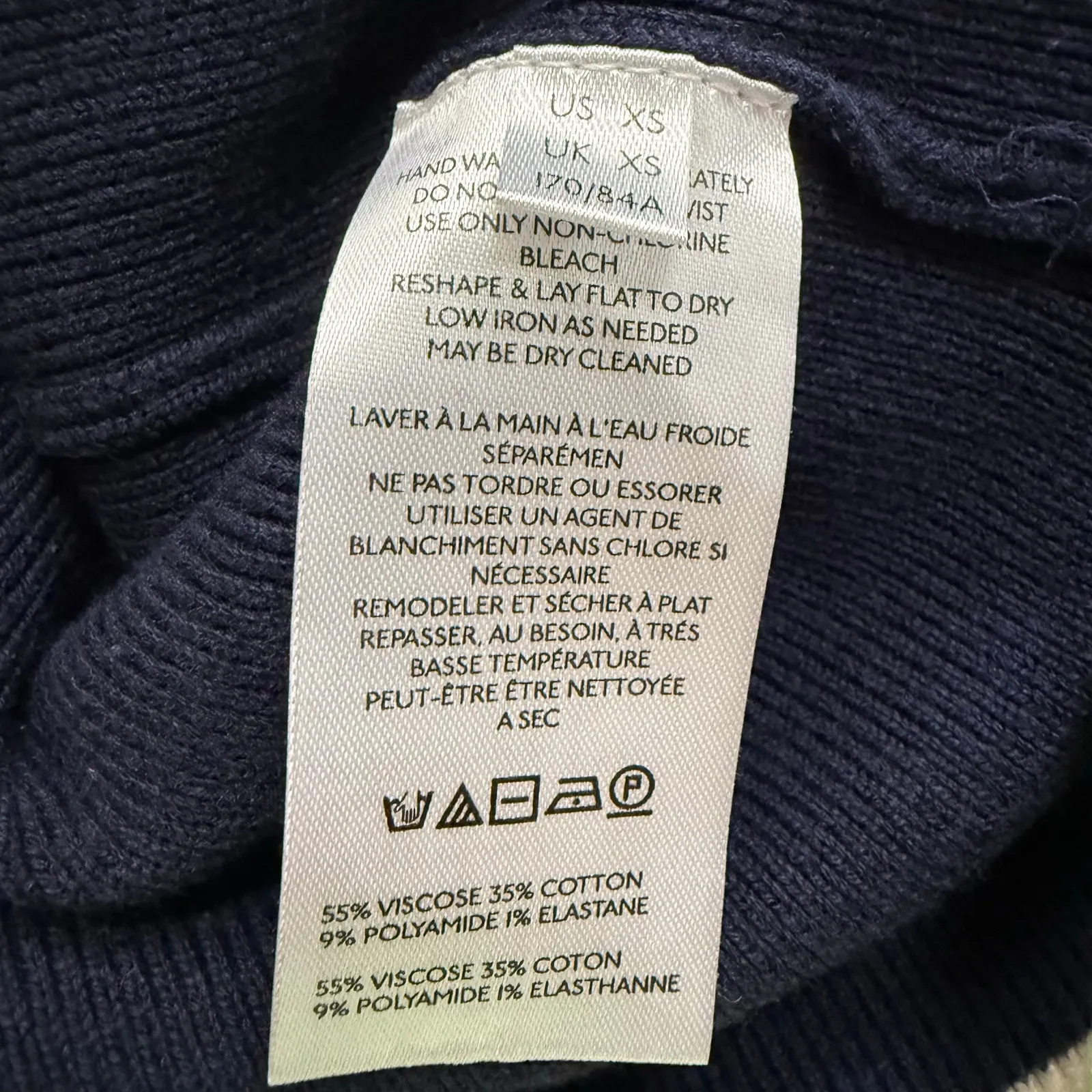 Free People sweater dress mini stretchy cotton blend bodycon summer spring XS - Image 6