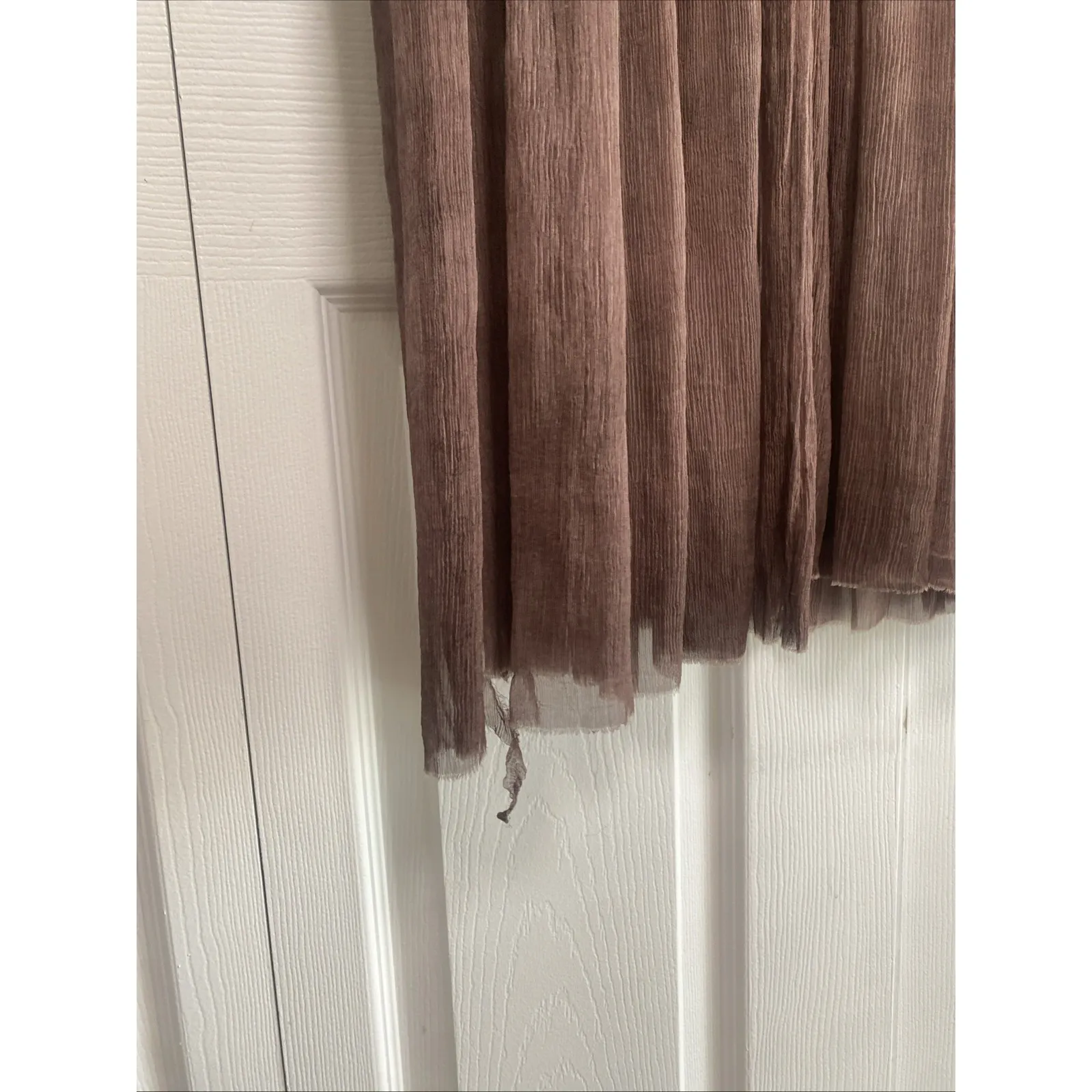 Nigel Preston M Duster Jacket Festival Boho Western Whimsigoth Indie Designer Brown Size M - Image 15