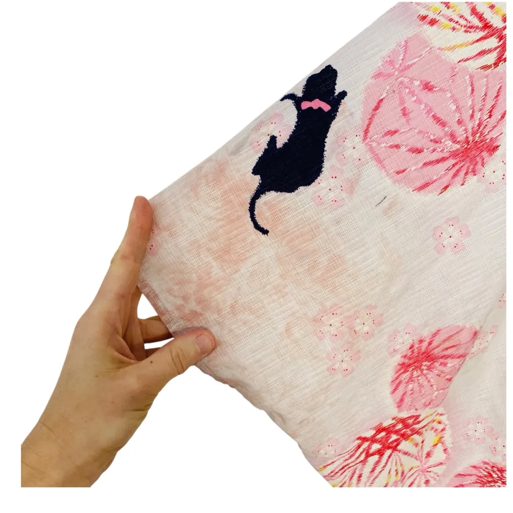 UNIQLO Dog Pattern Kimono Robe - Image 5