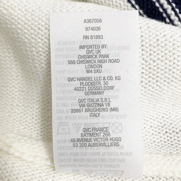 Laurie Felt Ivory Wrap Cardigan Sweater Long - Image 12