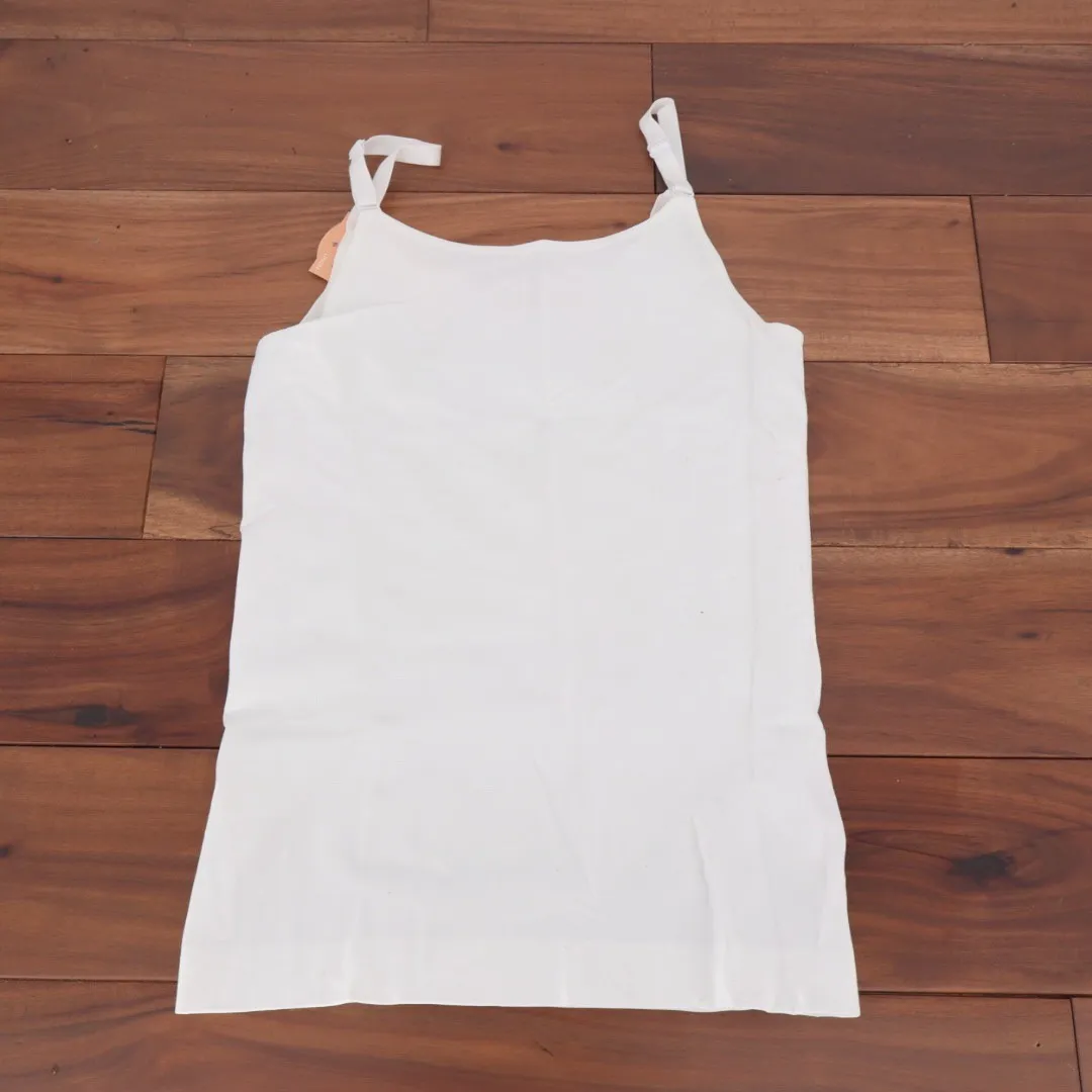 Shapermint Essentials All Day Every Day Scoop Neck Cami White L Size undefined - Image 5