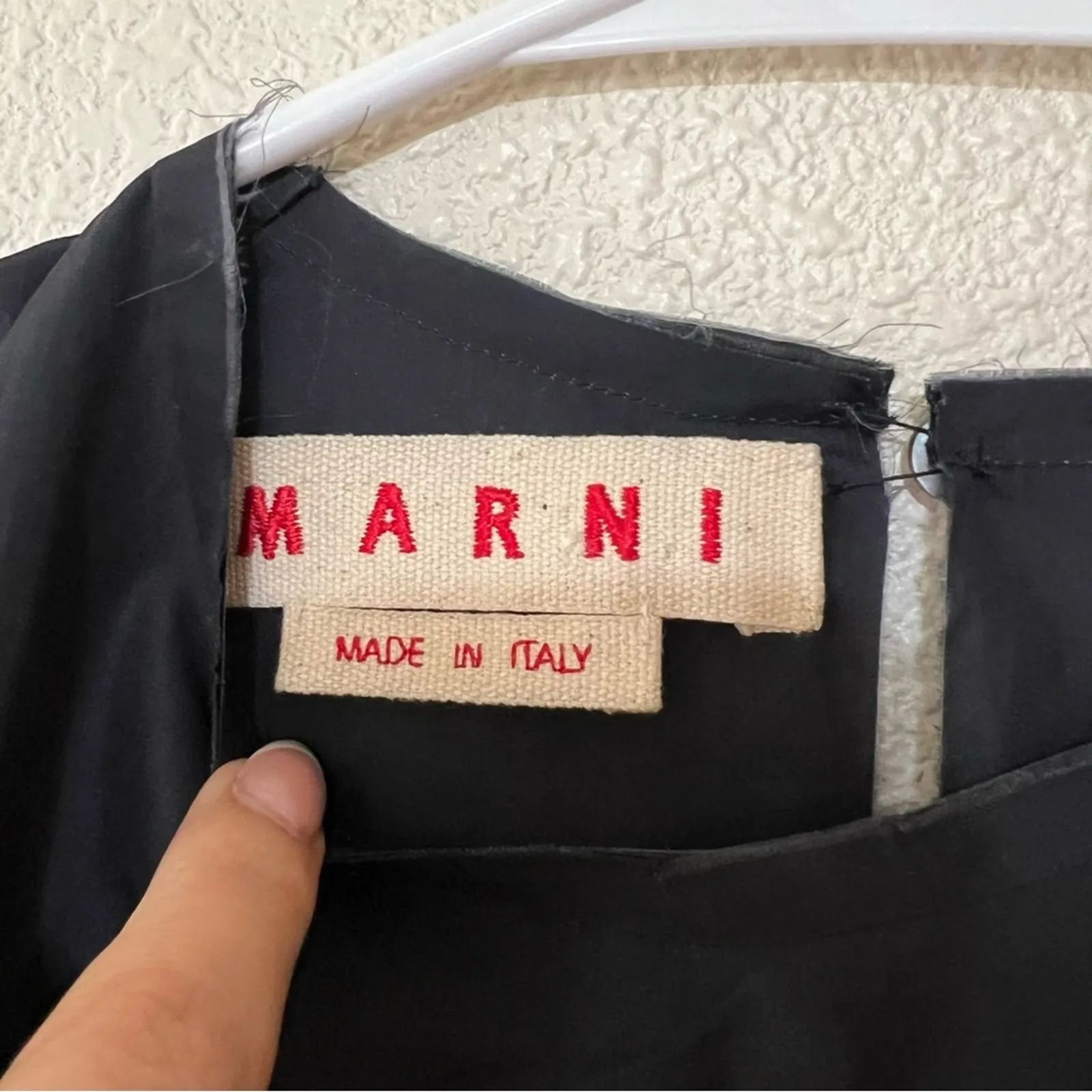 Marni dark grey raw cut silk wool cashmere dual fabric sweater 38 / US2 Gray Size 2 - Image 5