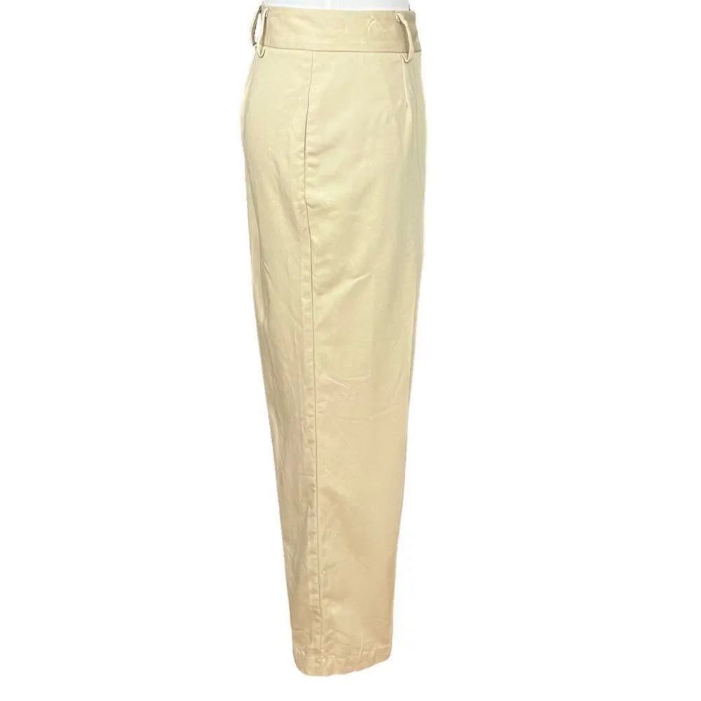Vintage 90’s Tower Hill Collection Tan Super High Waist Trouser Pants 14 - Image 2
