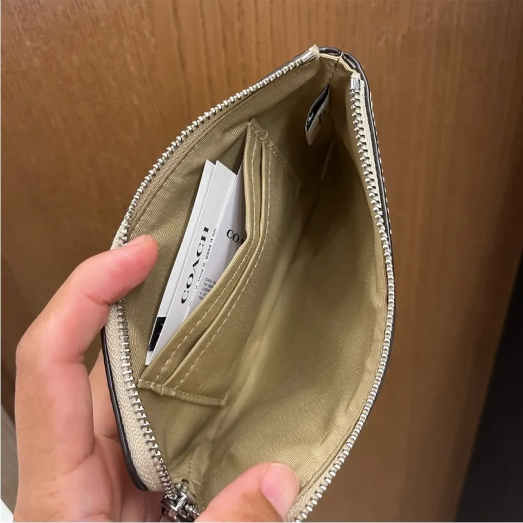 Coach Corner Zip Wristlet With Lemon
Print # CBB08 - Image 4