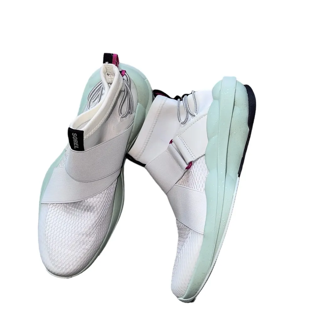 NEW  WOMEN'S EXPLORER DEFY MID IN SEA SALT/SPRITE Slip On Sneakers - Image 7