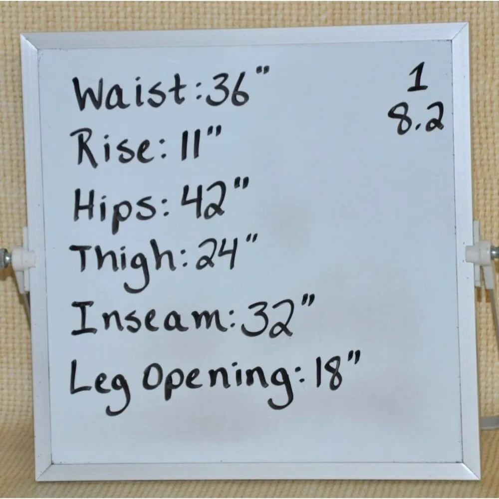 Crazy Horse Liz Claiborne Jeans Stretch Denim Straight Leg Ladies 16 Medium Wash - Image 9