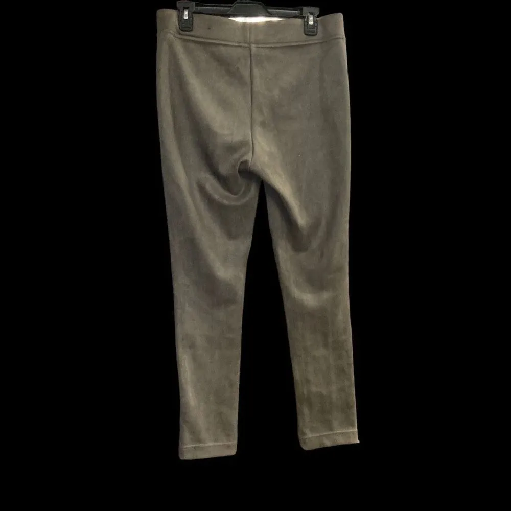 ANDREW MARC Women’s Soft Faux Suede‎ Pull On Pants Size Medium Brown - Image 10