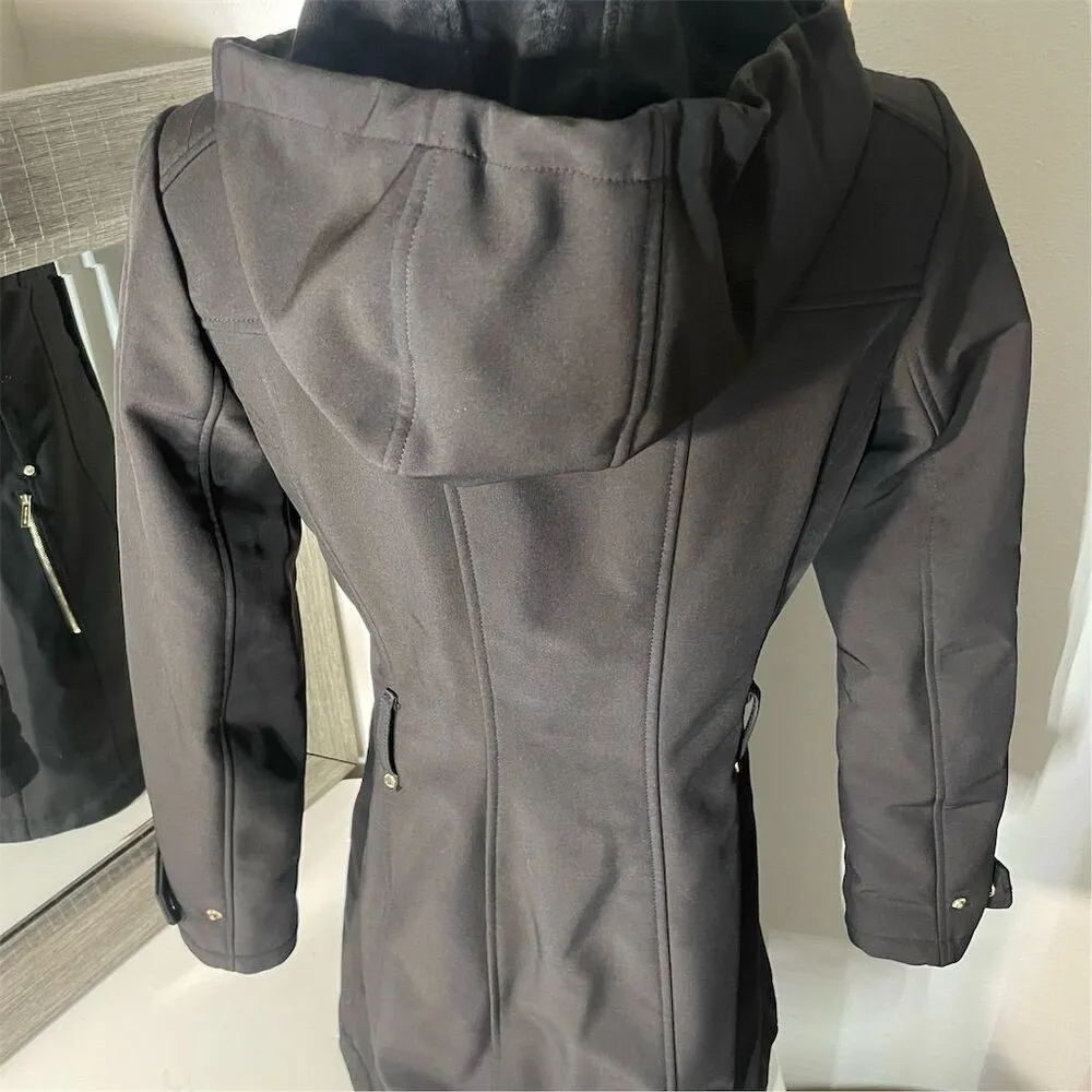 COPY - Michael Kors Women's Hooded Black coat Size S - Image 14