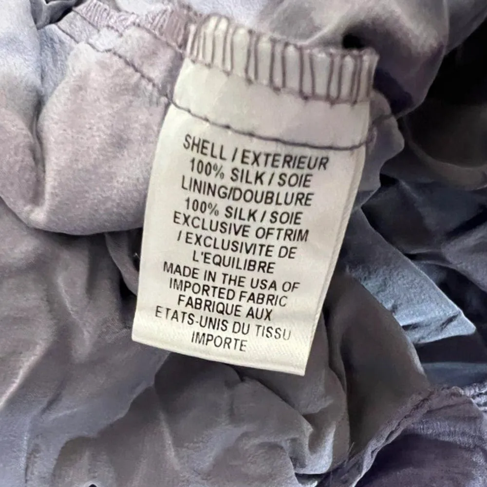 Milly size 8 purple silk dress - Image 4