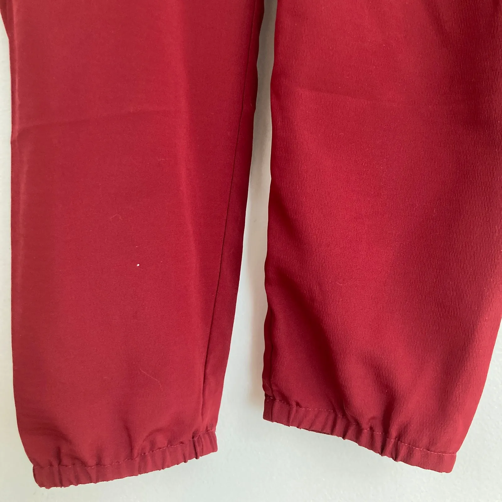 Hatch Womens Maternity Size 1 Small Burgundy Lightweight Crop Jogger Comfort Red - Image 8