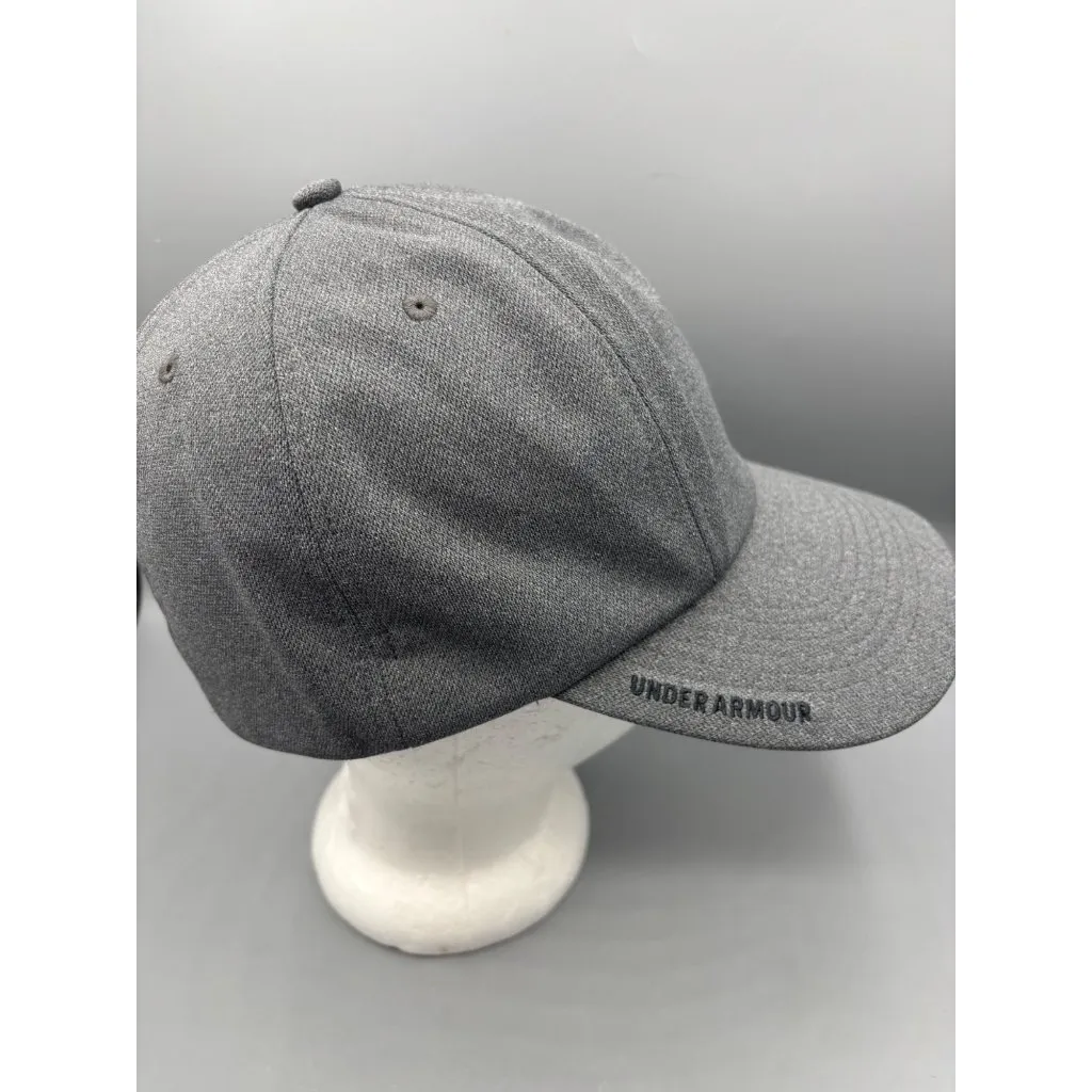 Under Armour Womens Hat Gray Adjustable Cap‎ M/L Ponytail Open Back - Image 2